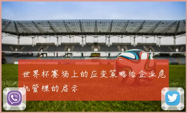 世界杯赛场上的应变策略给企业危机管理的启示
