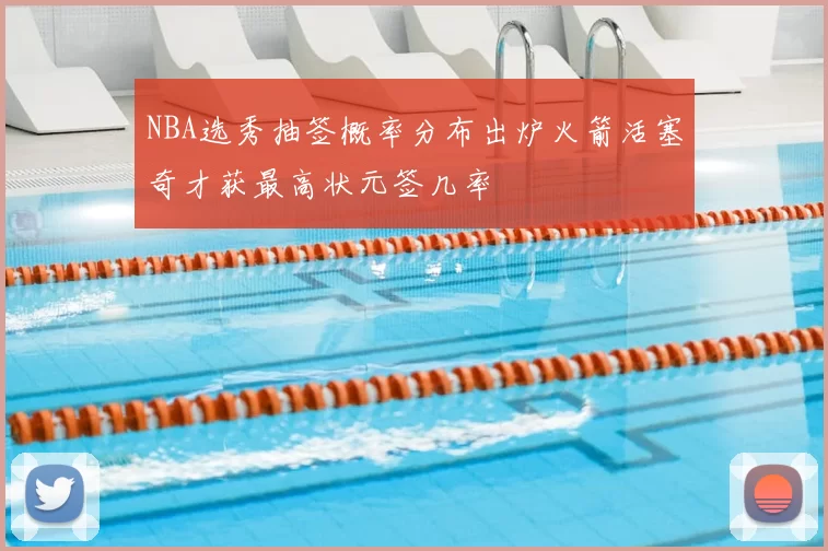 NBA选秀抽签概率分布出炉火箭活塞奇才获最高状元签几率