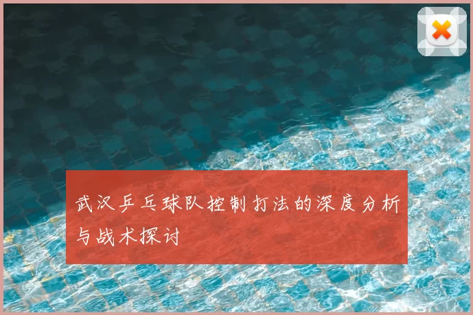 武汉乒乓球队控制打法的深度分析与战术探讨