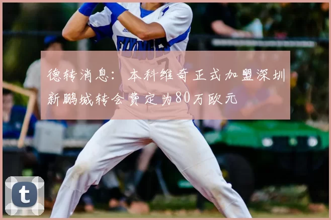 德转消息:本科维奇正式加盟深圳新鹏城转会费定为80万欧元