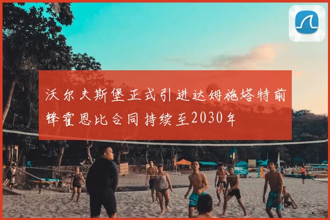 沃尔夫斯堡正式引进达姆施塔特前锋霍恩比合同持续至2030年