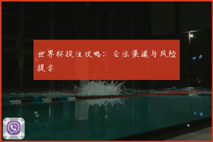 世界杯投注攻略：合法渠道与风险提示